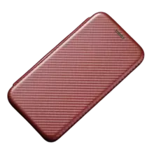 Чехол книжка для Nokia G42 Anomaly Carbon Book Brown (Коричневый)